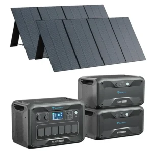 Bluetti AC300 + 2X B300 + 2X PV350 Solar Panel.