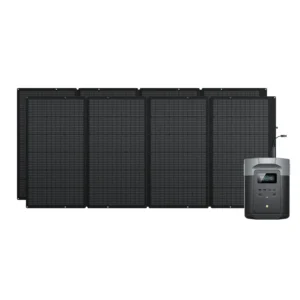 EcoFlow DELTA 2 Max + 2X 400W Solar Panel.