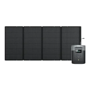 EcoFlow DELTA 2 Max + 400W Solar Panel.