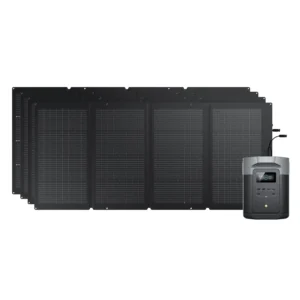 EcoFlow DELTA 2 Max + 4X 220W Solar Panel.