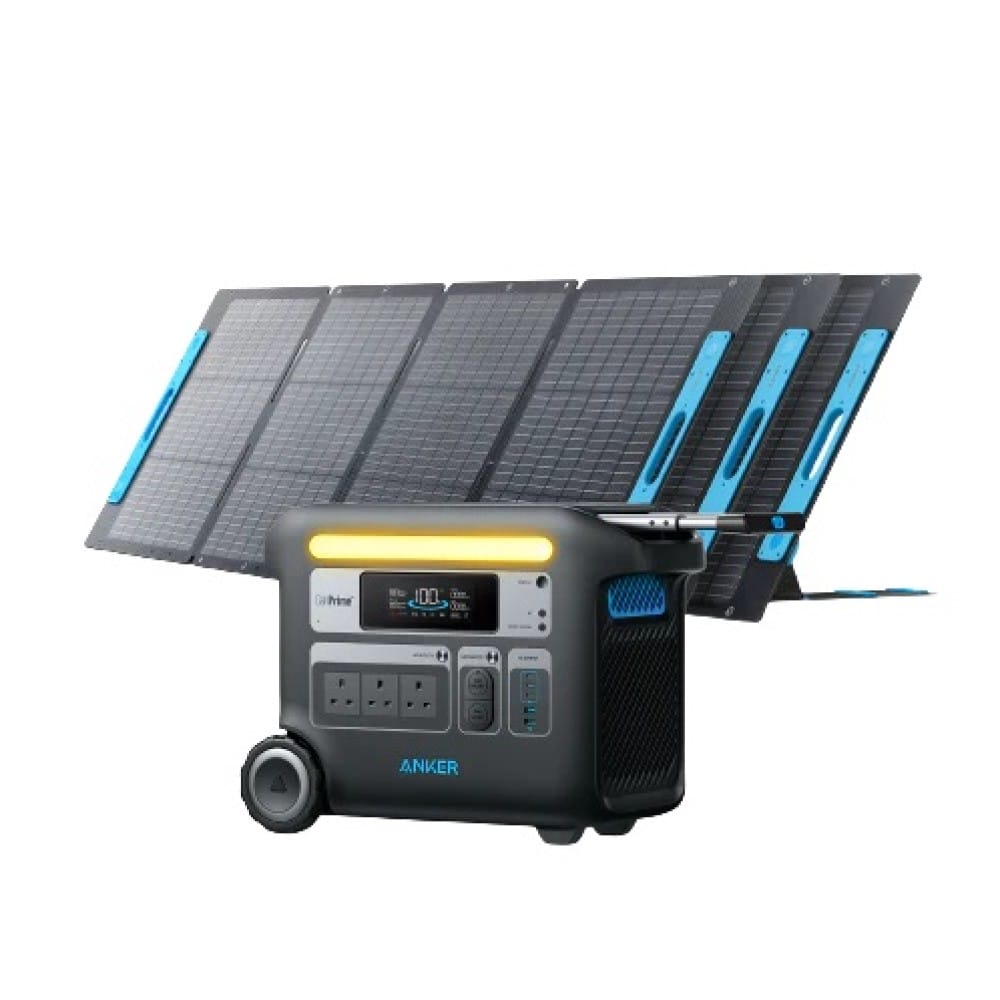 Anker SOLIX F2000 (767) Solar Generator + 3X Anker 531 200W Solar Panels