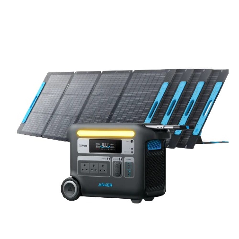 Anker SOLIX F2000 (767) Solar Generator + 4X Anker 531 200W Solar Panels