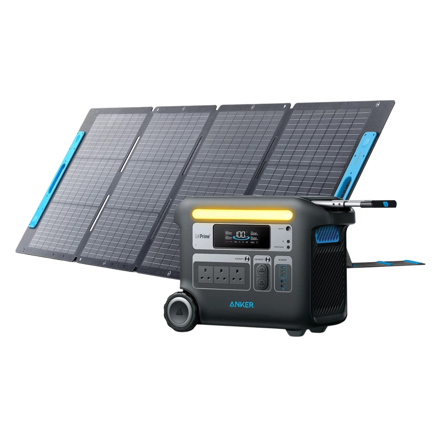 Anker SOLIX F2000 (767) Solar Generator + Anker 531 200W Solar Panel