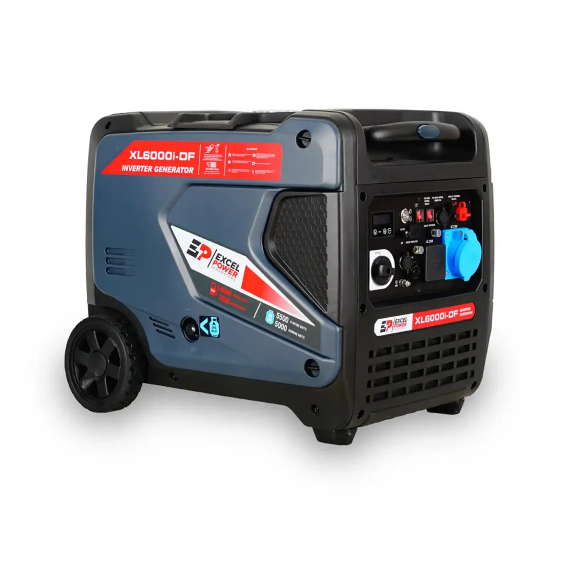 Excel Power XL6000i-DF 6kW Dual-Fuel Inverter Generator