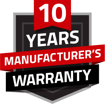 10 Years Warranty