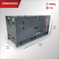 Excel Power XL-DFAW-33S 30kVA Single Phase Diesel Generator