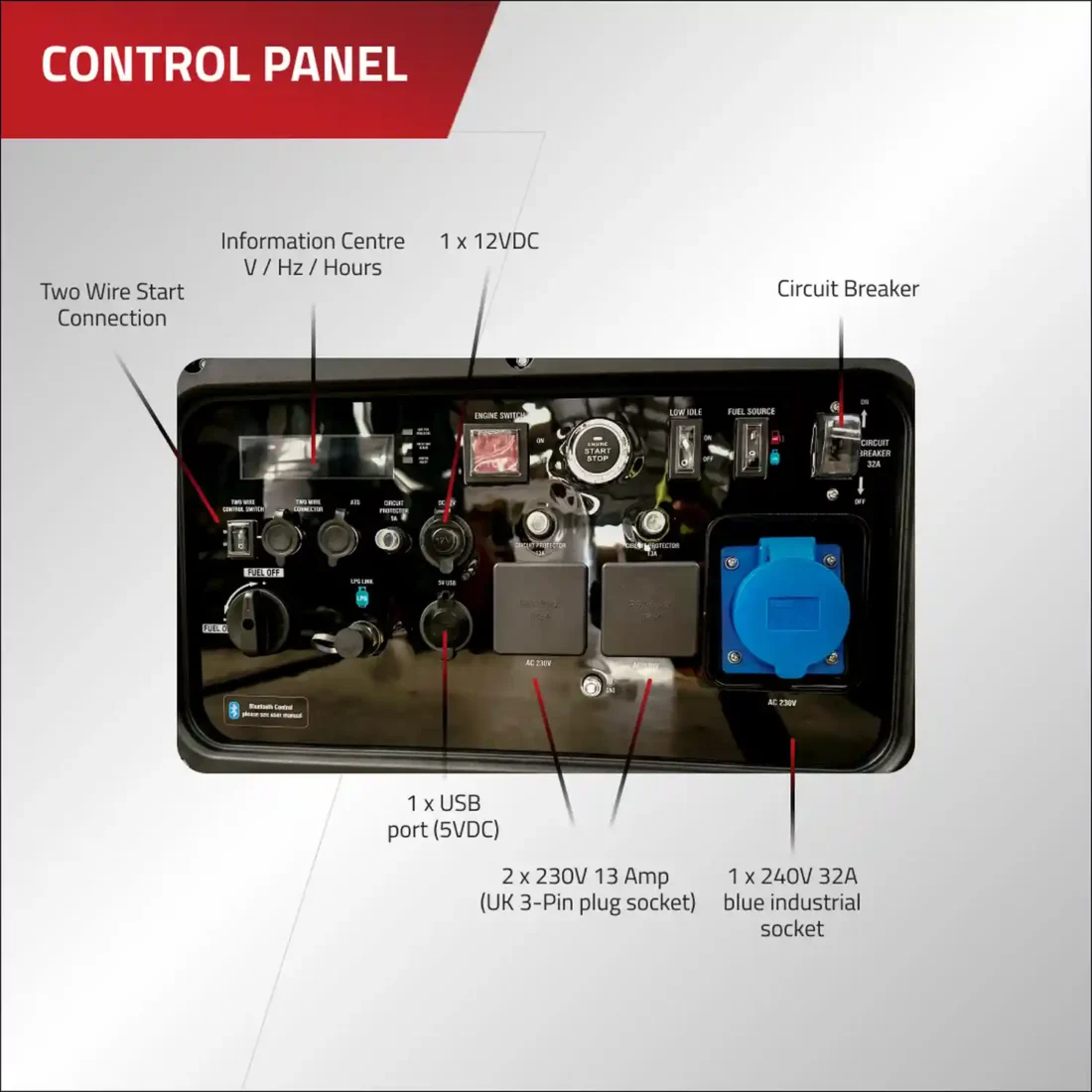 Excel Power XL10000i-DF 8.9kW Dual-Fuel Inverter Generator