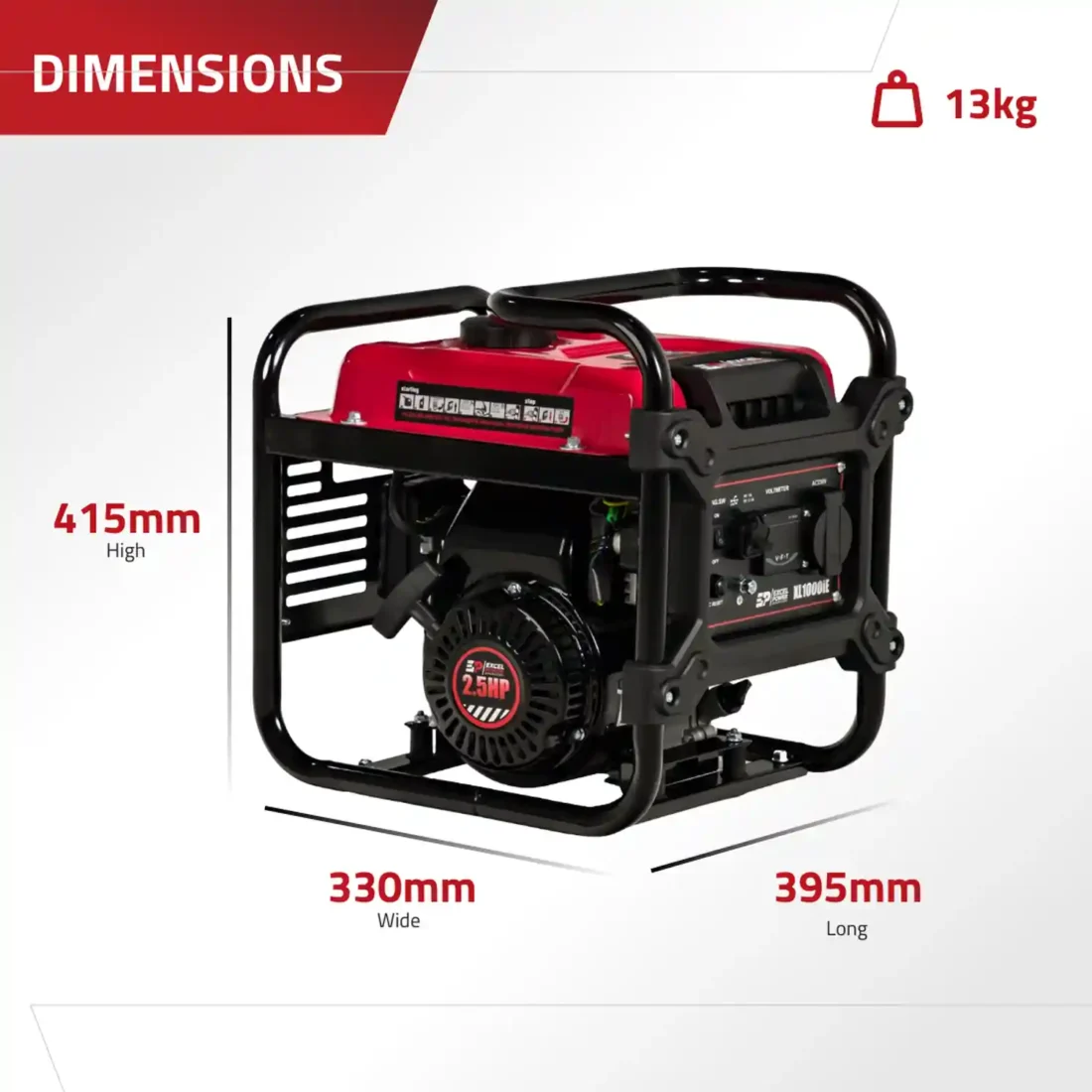 Excel Power XL1000iE 1kW Inverter Generator
