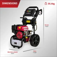 Excel Power XL180K Petrol Pressure Washer 200Bar 9.2L/M