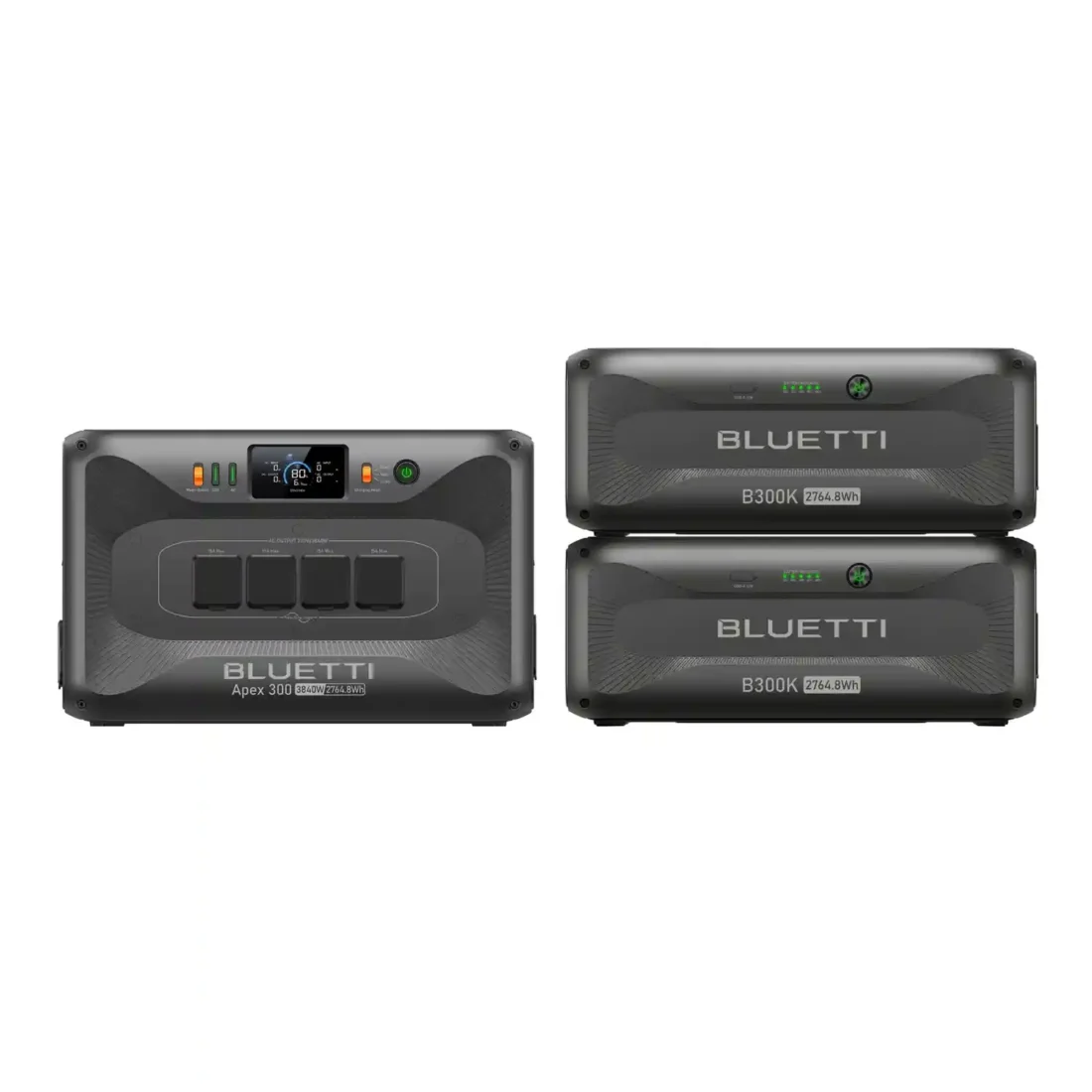 Bluetti Apex 300 + 2 B300K2 Expansion Batteries