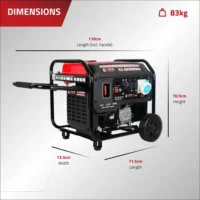Excel Power XL12000iE 10kW Inverter Generator