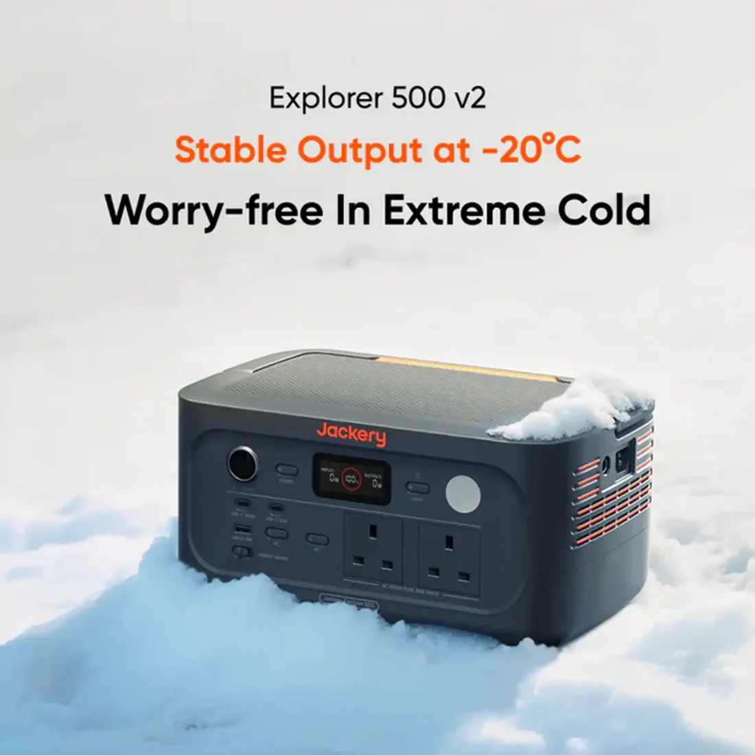 Jackery Explorer 500 v2 + 100W Solar Panel