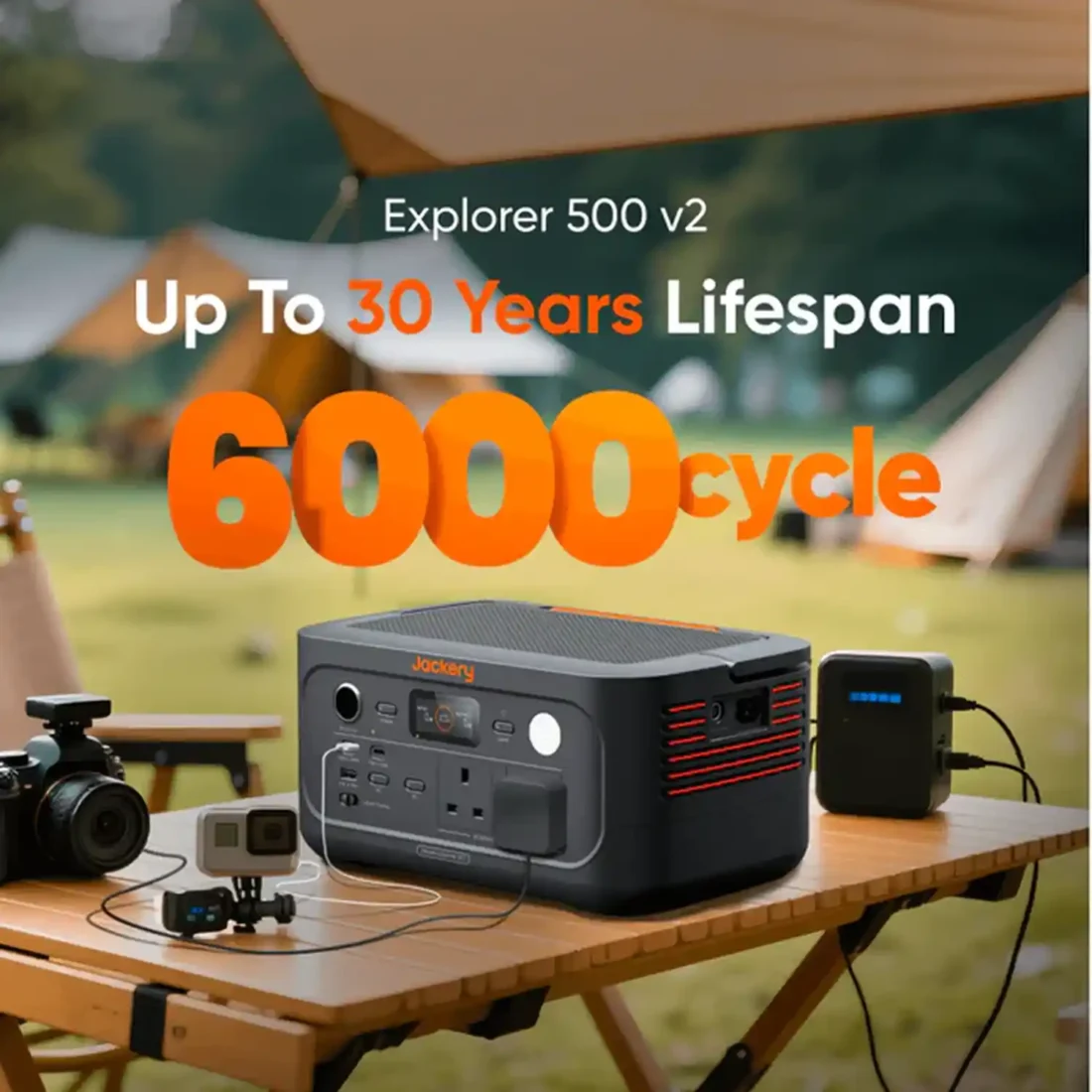 Jackery Explorer 500 v2 + 100W Solar Panel