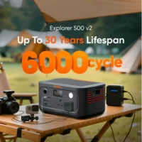 Jackery Explorer 500 v2 + 100W Solar Panel