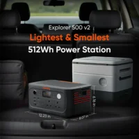 Jackery Explorer 500 v2 + 100W Solar Panel