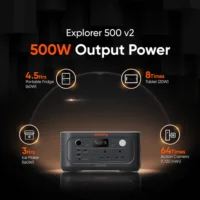 Jackery Explorer 500 v2 + 100W Solar Panel