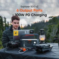 Jackery Explorer 500 v2 + 100W Solar Panel