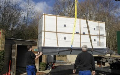 diesel generator installation