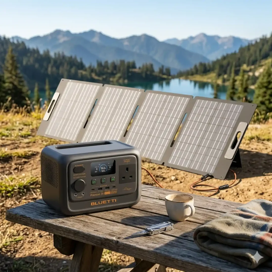 Bluetti Premium 30 V2 + 120W Solar Panel