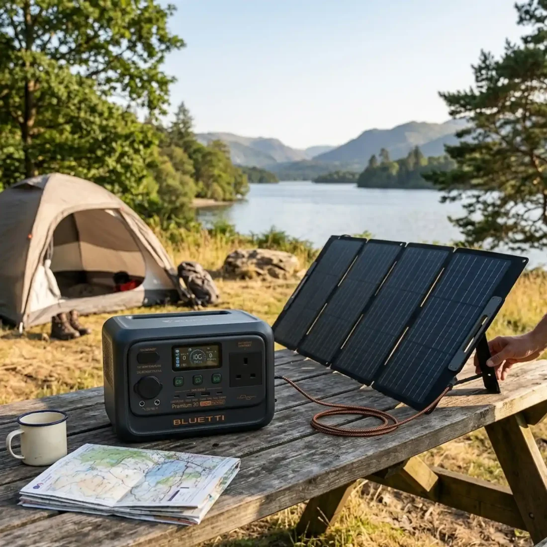 Bluetti Premium 30 V2 + 200W Solar Panel