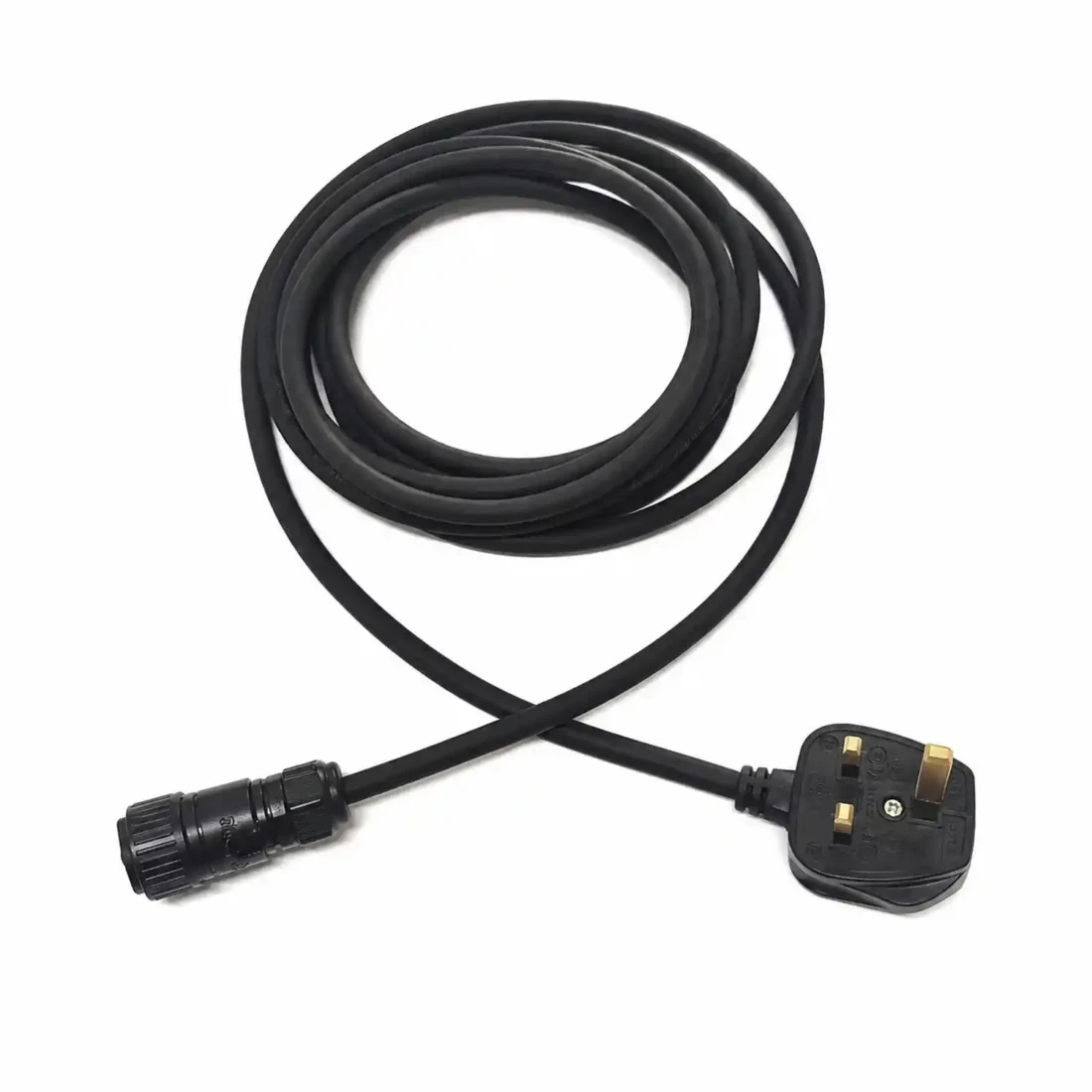 5m AC Power Cord With UK Plug And Exceedconn EP030-2224-00 Female Connector for 800W TSUN Microinverter