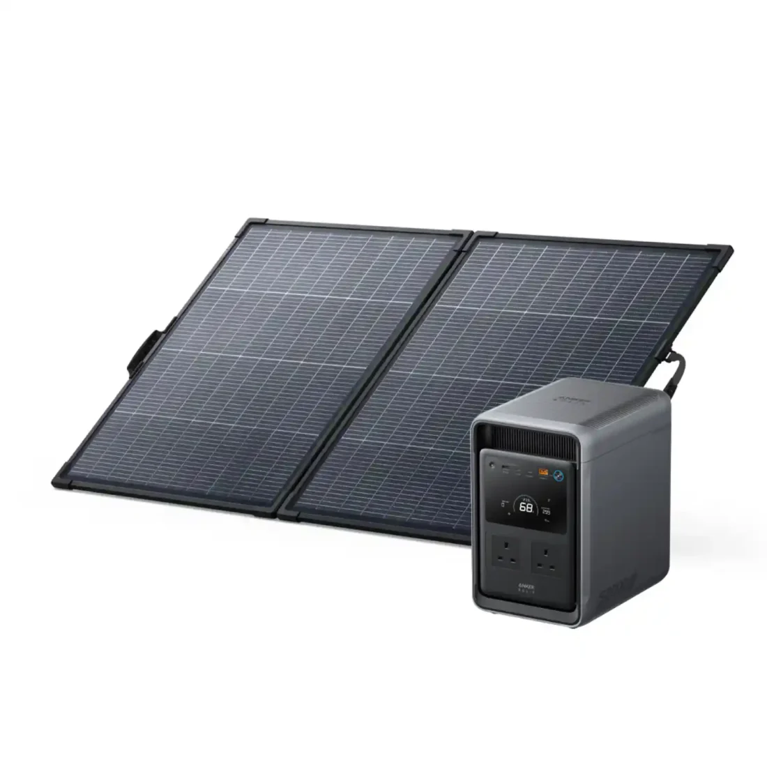 Anker SOLIX S2000 Portable Power Station + PS200W Bifacial Solar Panel