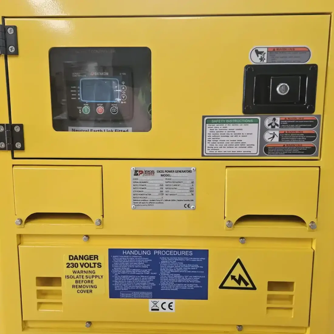 Excel Power XL-DK-13 12kVA Three Phase Diesel Generator